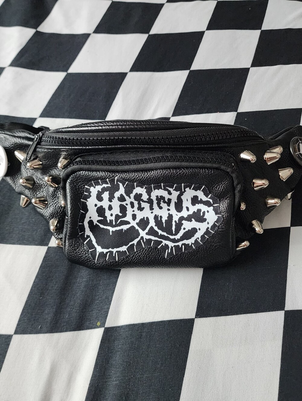 DIY Faux Leather Grindcore Fannypack